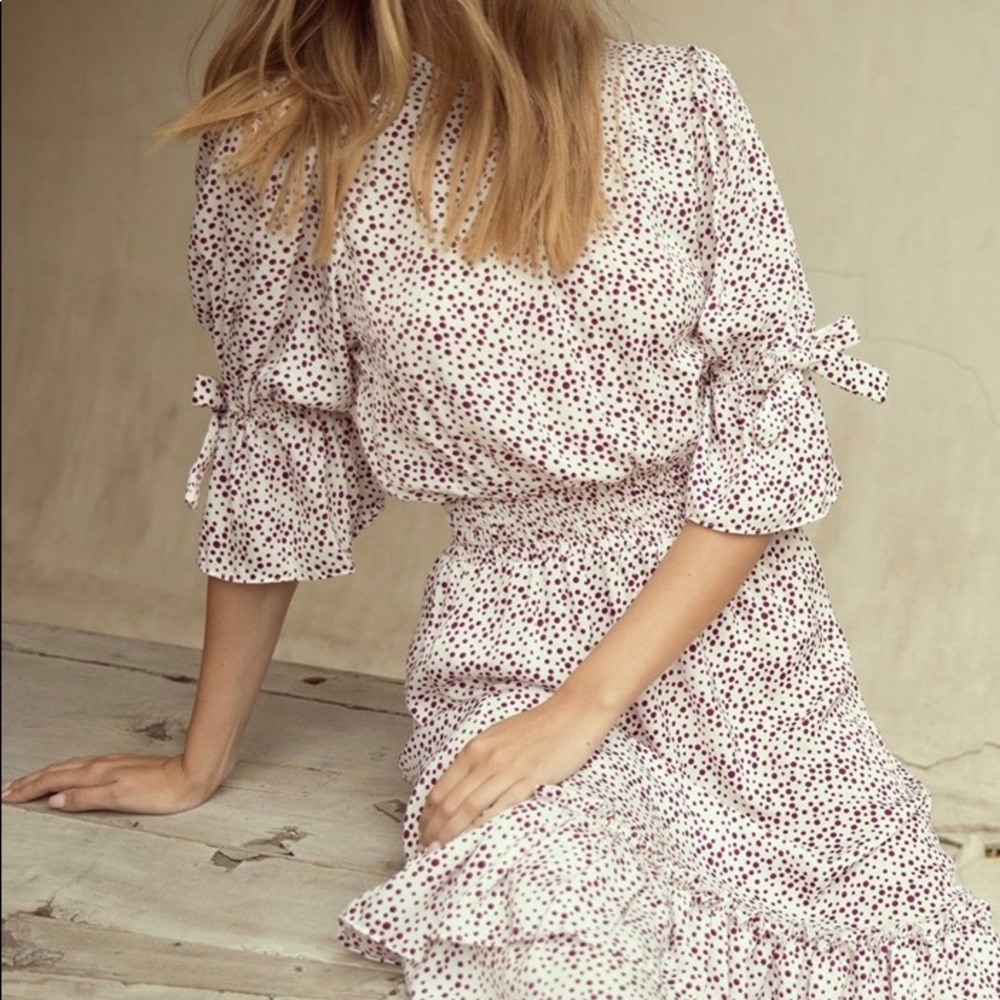 Misa ruffle dress
